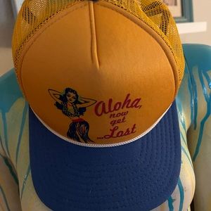 LOST Trucker Hat “Aloha, now get lost”